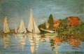 Regatta in Argenteuil Claude Monet